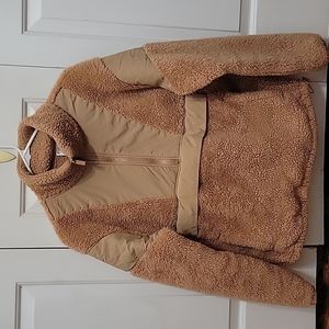 Victoria's Secret PINK Sherpa 1/2 Zip Jacket/ M